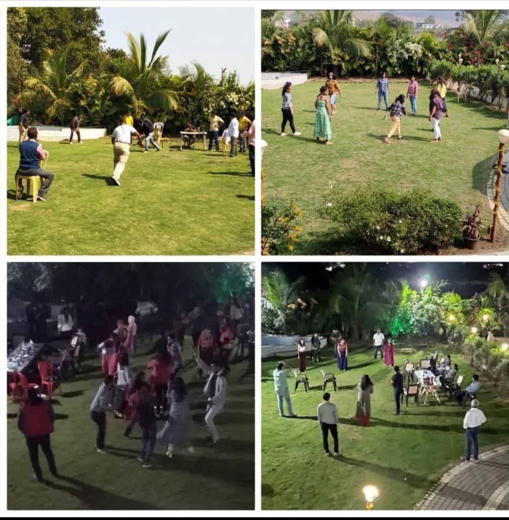 Lawn games at Srushti Farm House